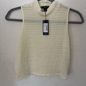 NWT | Cream crop top 🤍 Pretty Little Thing